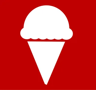 Ice cream Pictogram Red Stickdatei