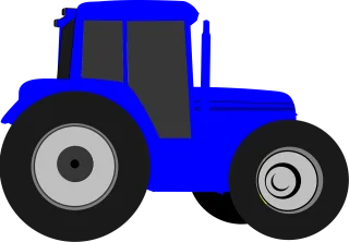 Tractor Farmer Drive Stickdatei