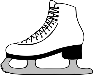 Ice-skates Ice skating Skates Stickdatei