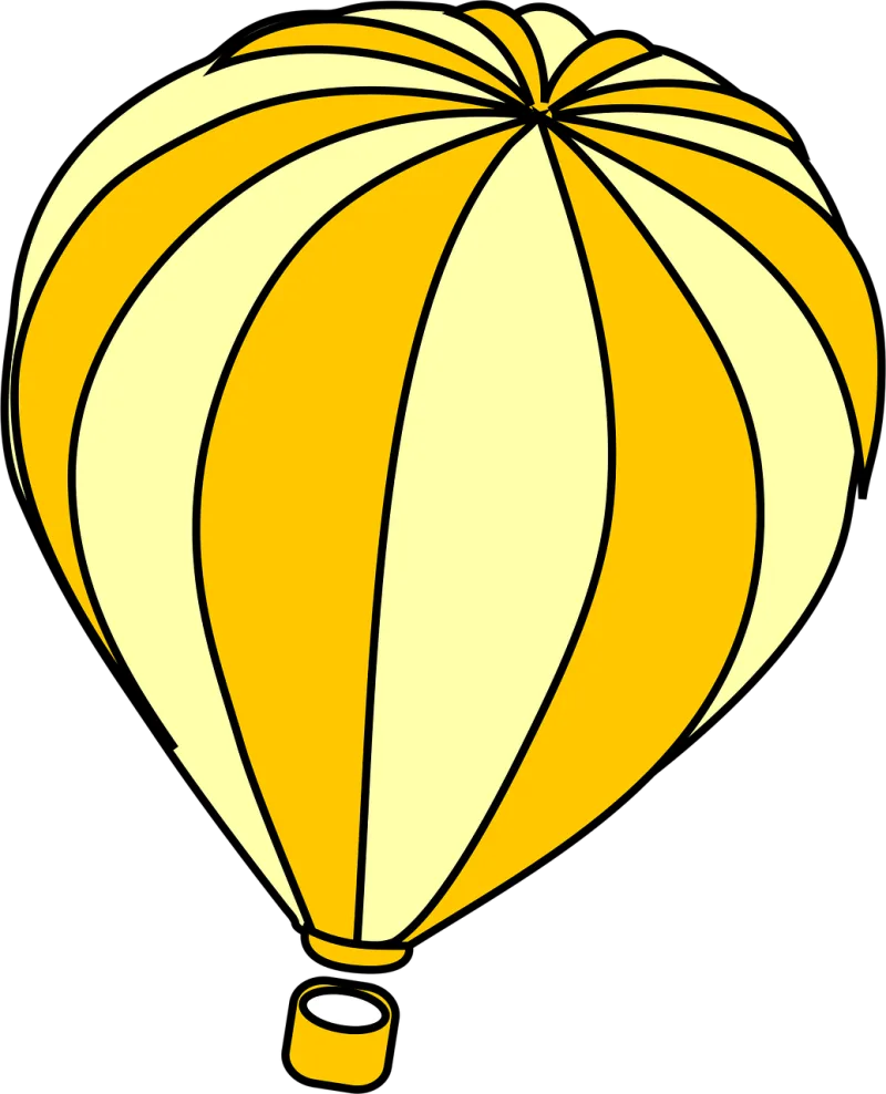 Hot-air balloon Fly Yellow Stickdatei – Fahrzeuge