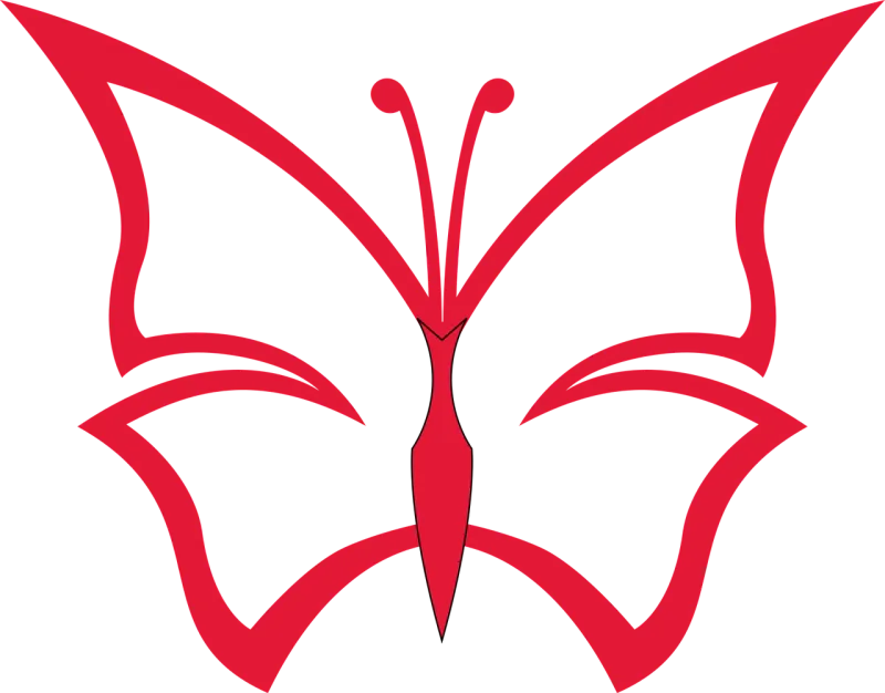 Butterfly Insect Design Stickdatei – Essen & Trinken