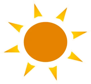 Sun Orange Heat Stickdatei