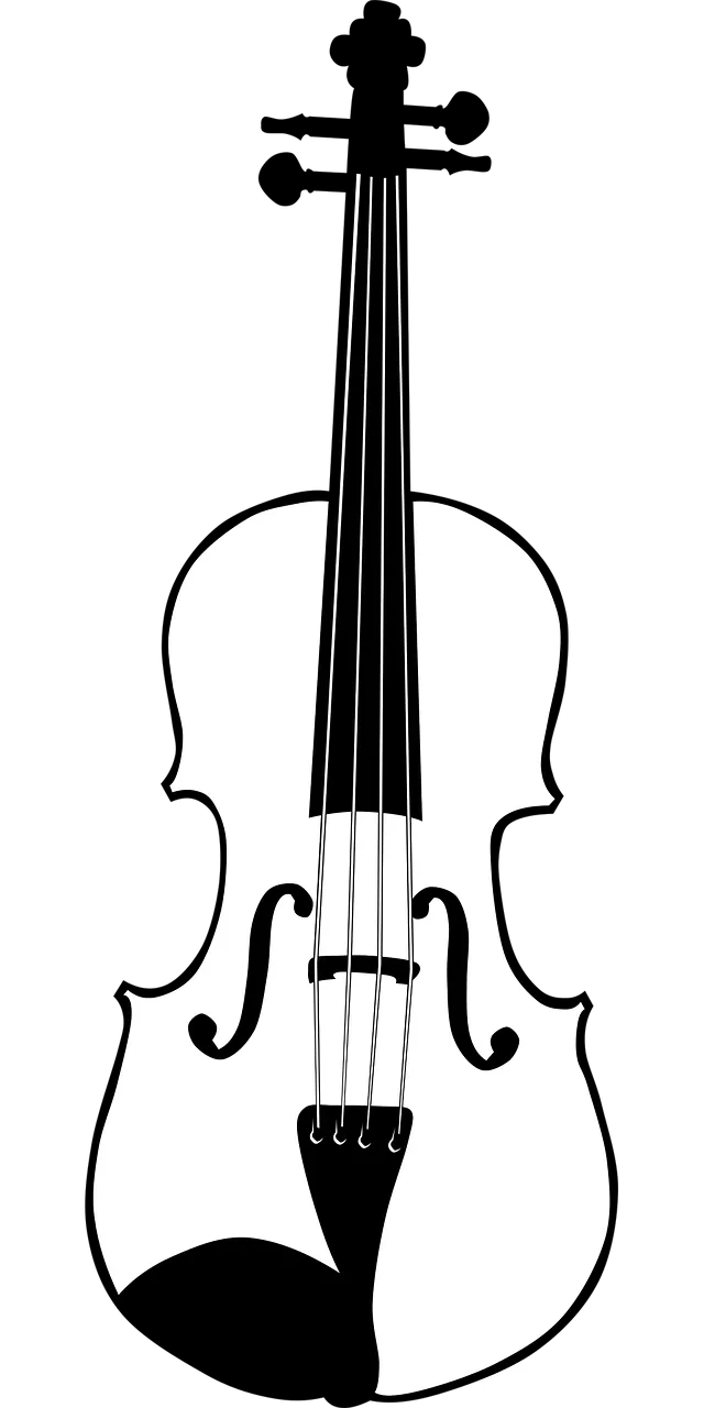 Violin Music Instrument Stickdatei – Musik