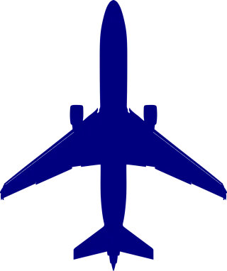 Airplane Jet Airliner Stickdatei