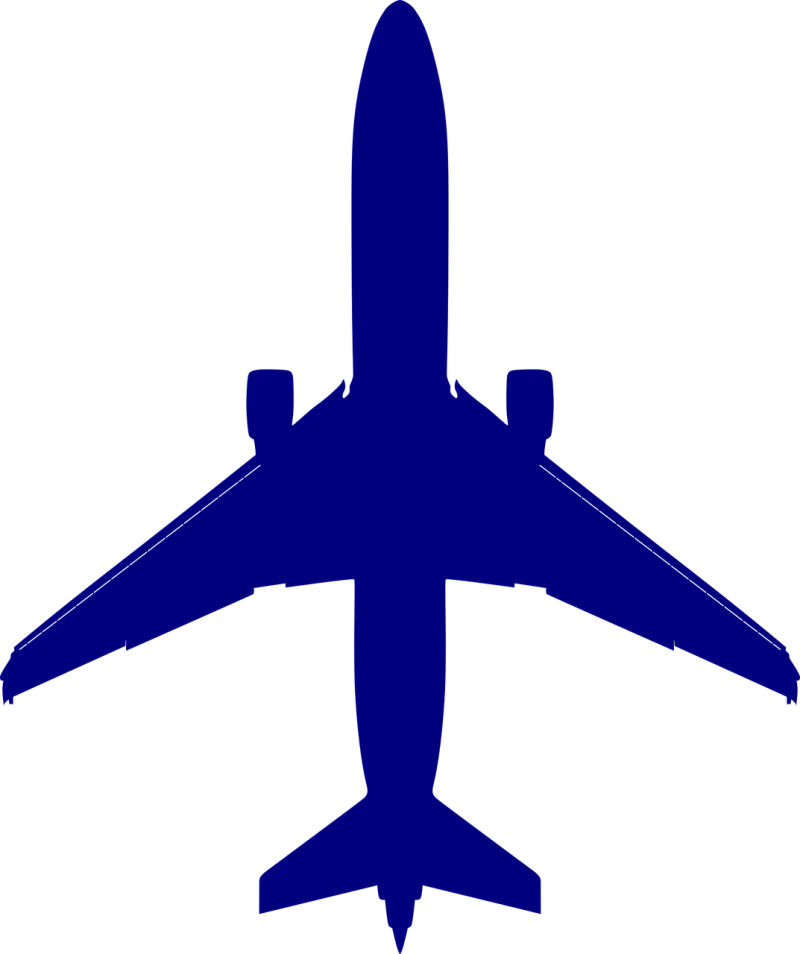 Airplane Jet Airliner Stickdatei – Kinder