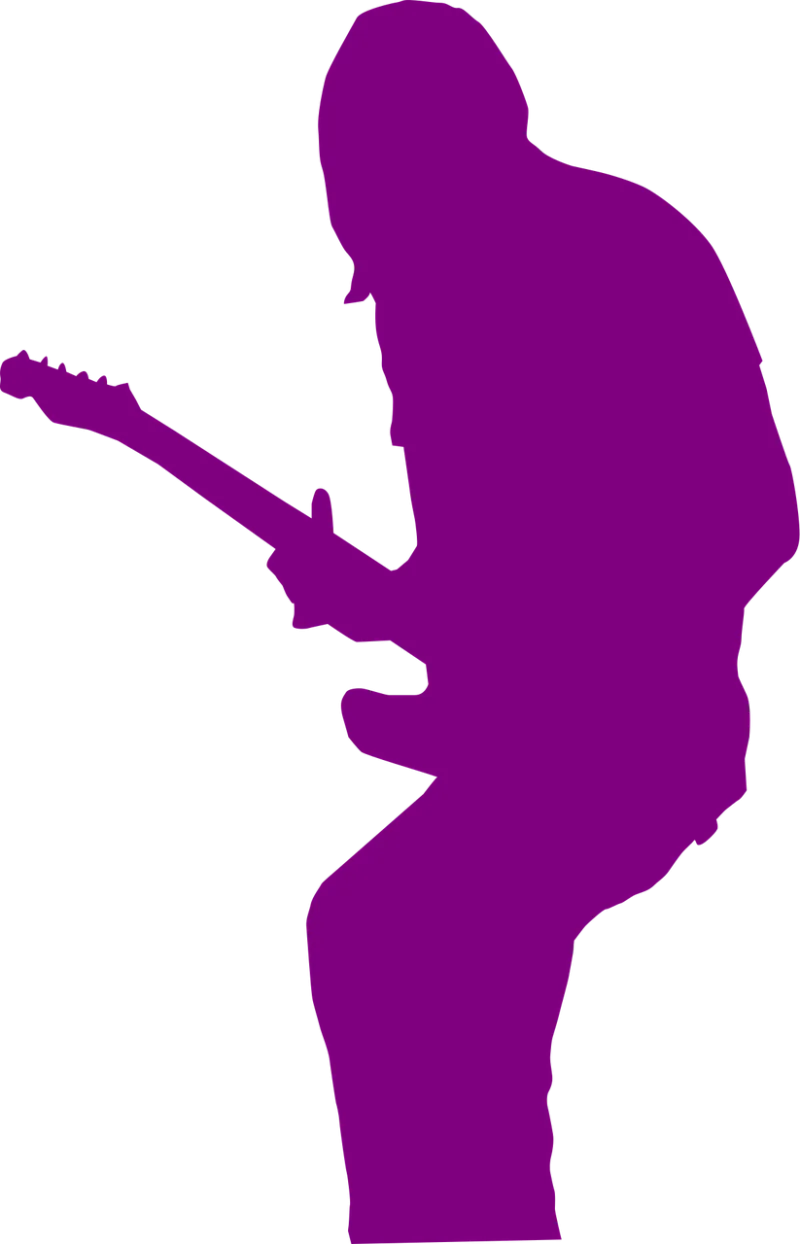 Guitarist Playing Rock Stickdatei – Musik