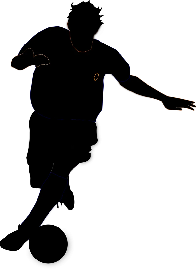 Soccer Football Player Stickdatei – Sport