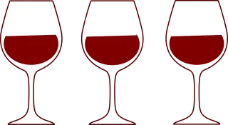 Wine glasses Red wine Wine Stickdatei