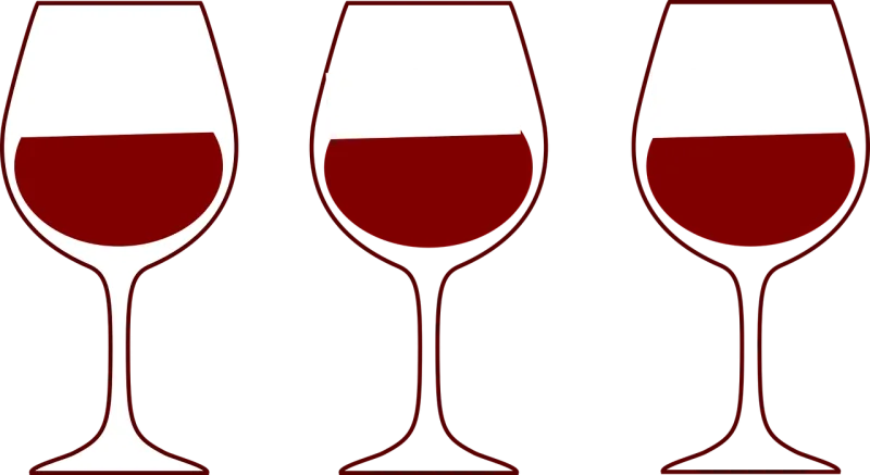 Wine glasses Red wine Wine Stickdatei – Essen & Trinken