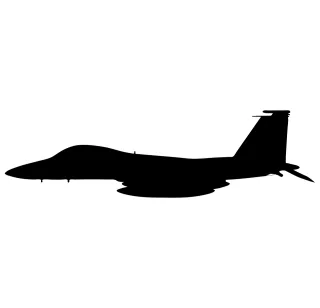 F5 Eagle Airplane Stickdatei