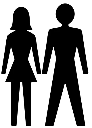 Couple Man Woman Stickdatei