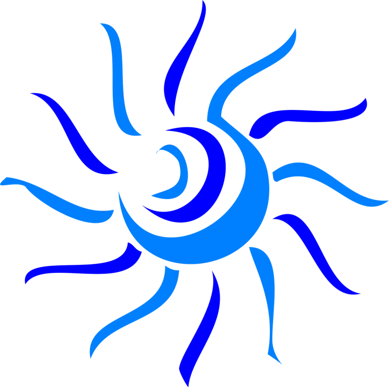 Sun Stylized Swirl Stickdatei – Weihnachten