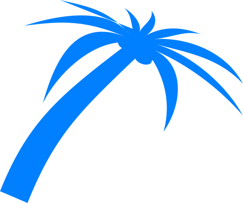 Palm Tree Fronds Stickdatei – Natur