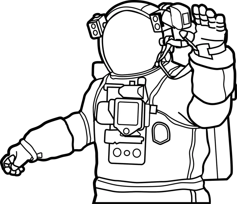 Space suit Astronaut Helmet Stickdatei – Kinder