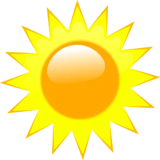 Sun Rays Nature Stickdatei – Natur
