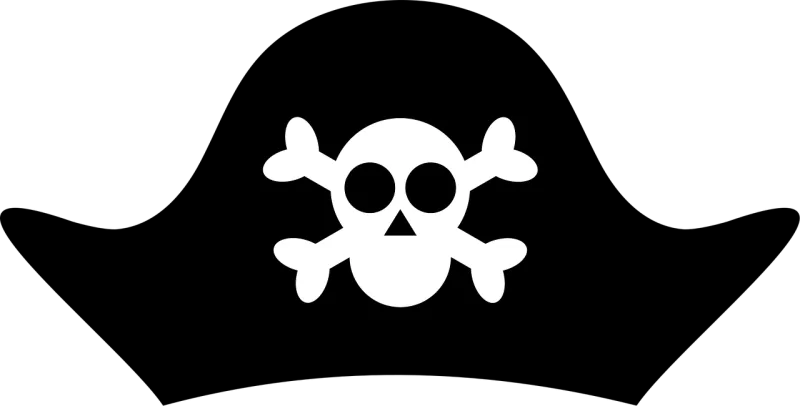 Pirate Hat Nature Stickdatei – Kinder
