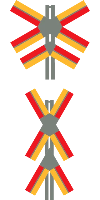 Railroad crossing Railroad crossing signals Railroad crossing sign Stickdatei