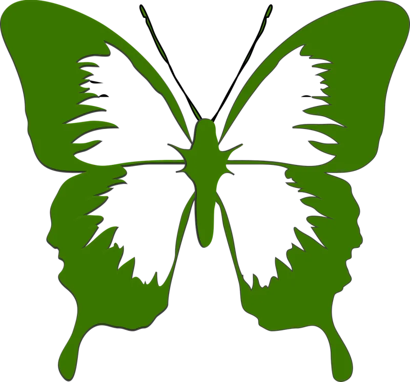 Butterfly Art Design Stickdatei – Tiere