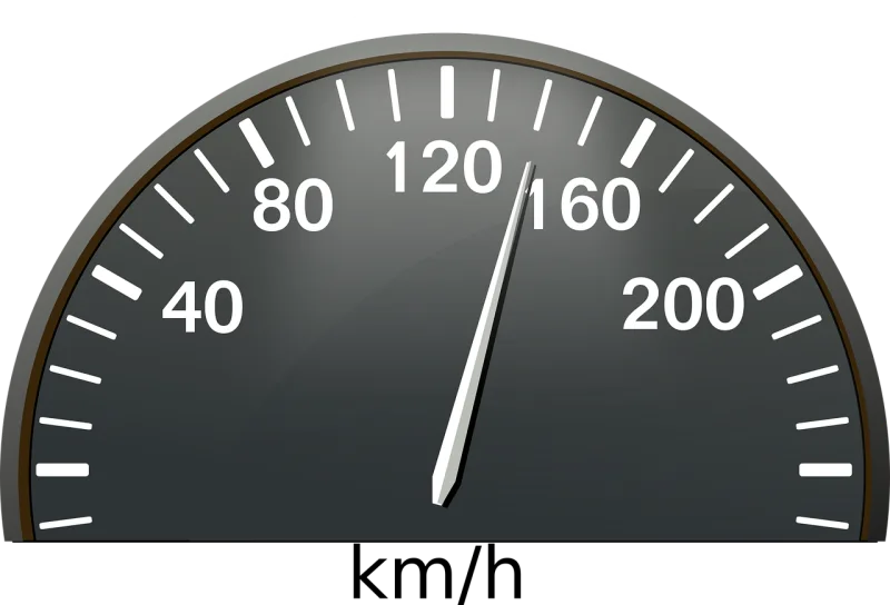 Speedometer Kilometers Dashboard Stickdatei – Fahrzeuge