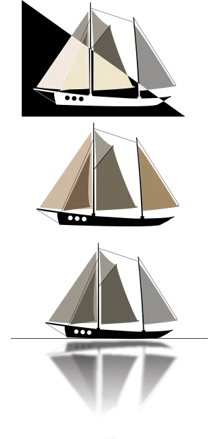Sailboat I already Vessel Stickdatei