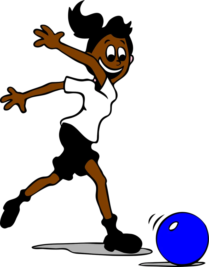Girl African-american Ball Stickdatei – Sport