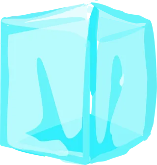 Ice cube Transparent Frozen Stickdatei – Essen & Trinken