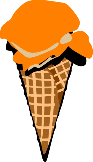 Ice cream Nature Cone Stickdatei