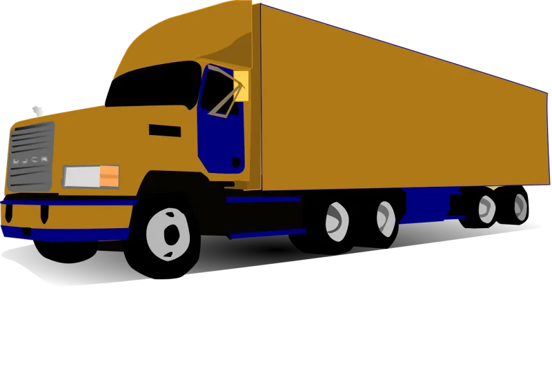 Truck 18-wheeler Freight Stickdatei – Fahrzeuge
