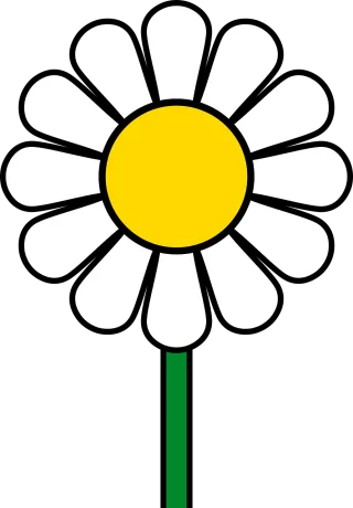 Flower Daisy Petals Stickdatei