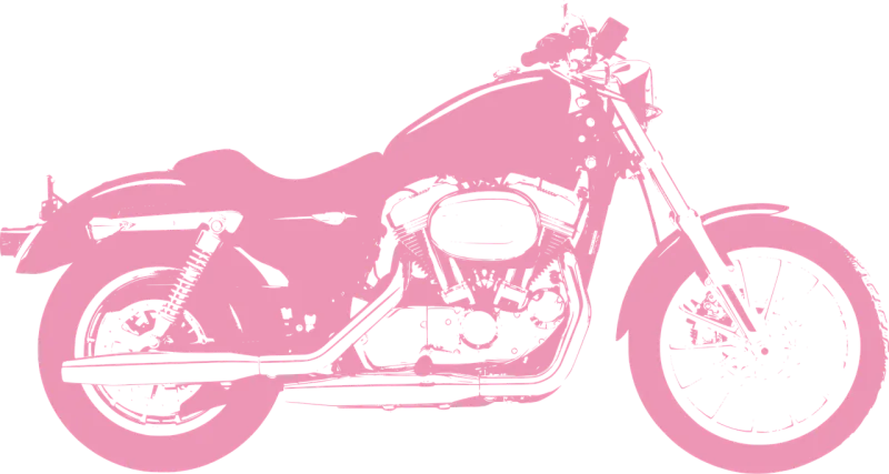 Motorcycle Pink Bike Stickdatei – Fahrzeuge