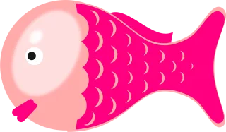 Fish Cartoon Cute Stickdatei