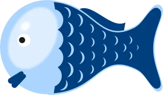 Fish Cartoon Cute Stickdatei