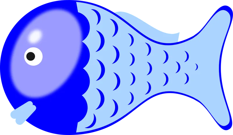 Fish Cartoon Cute Stickdatei – Sport