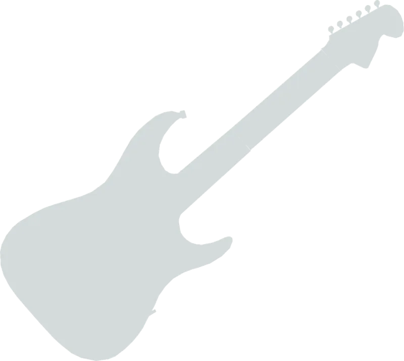 Guitar Electric Silhouette Stickdatei – Musik
