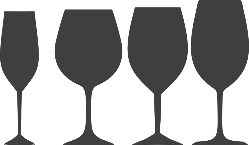 Glasses Wine Drink Stickdatei – Essen & Trinken