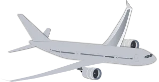 Airplane Jet Aircraft Stickdatei