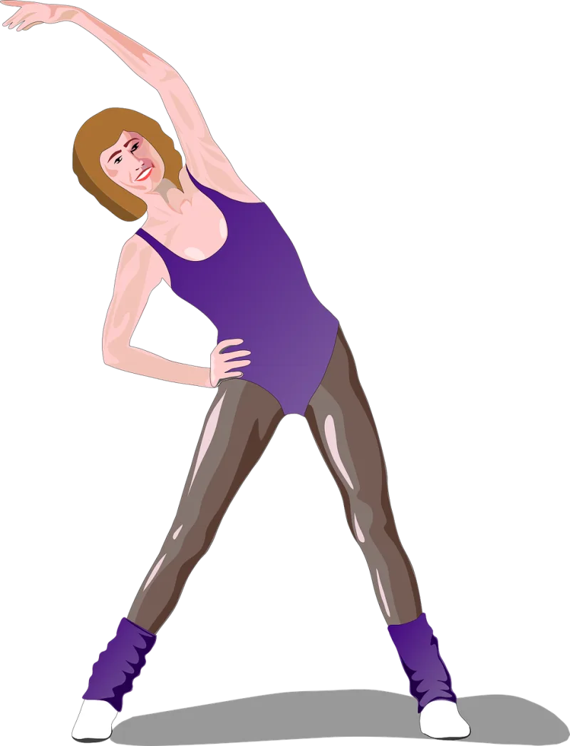 Woman Stretching Female Stickdatei – Sport