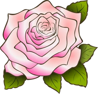 Rose Drawing Vintage Stickdatei
