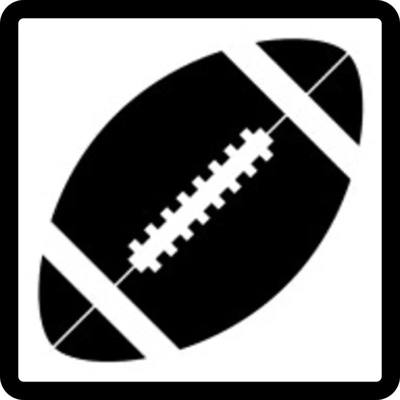 Football American Icon Stickdatei – Sport