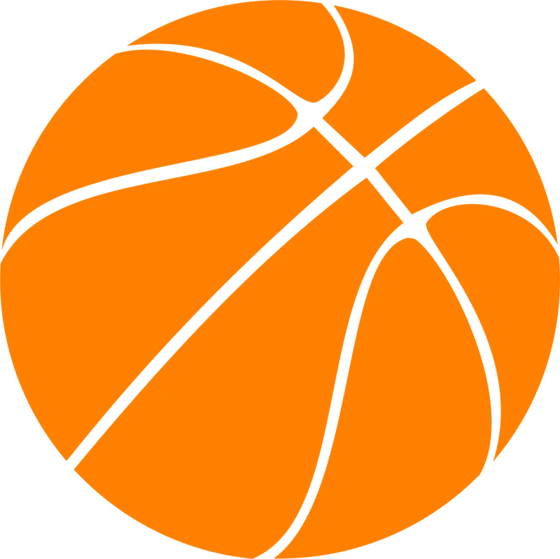 Basketball Orange Rubber Stickdatei – Sport