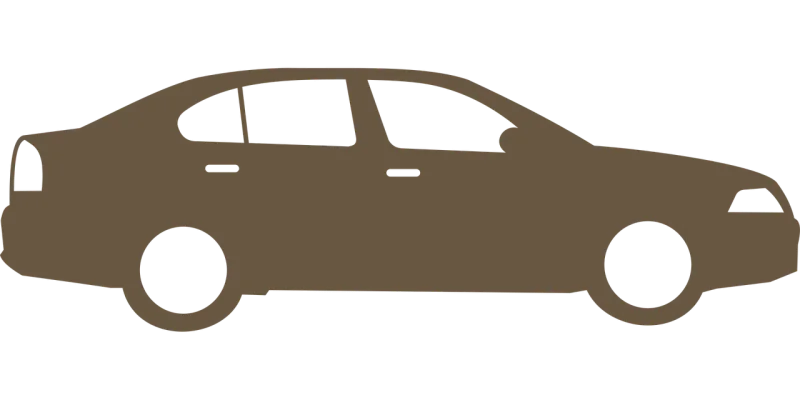 Car Silhouette Sedan Stickdatei – Fahrzeuge