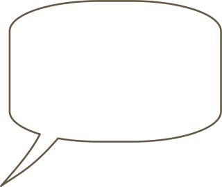 Bubble Speech Blank Stickdatei