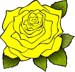 Rose Yellow Flower wallpaper Stickdatei – Blumen