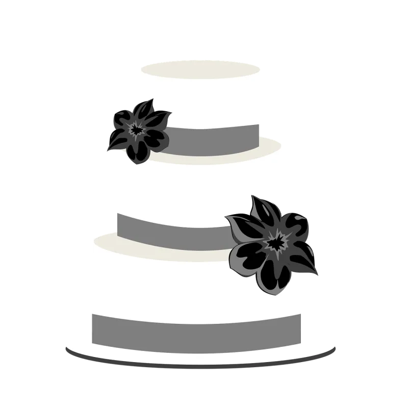 Cake Wedding Tiers Stickdatei – Essen & Trinken