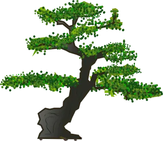 Bonsai Tree Leaves Stickdatei – Natur