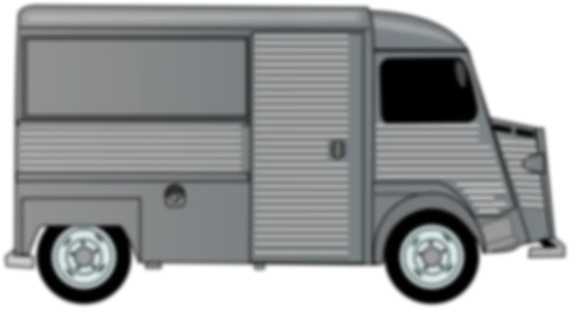 Van Delivery Food truck Stickdatei – Fahrzeuge