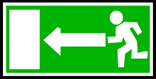 Emergency Exit Green Stickdatei – Fahrzeuge