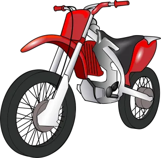 Moped Bike Motorcycle Stickdatei