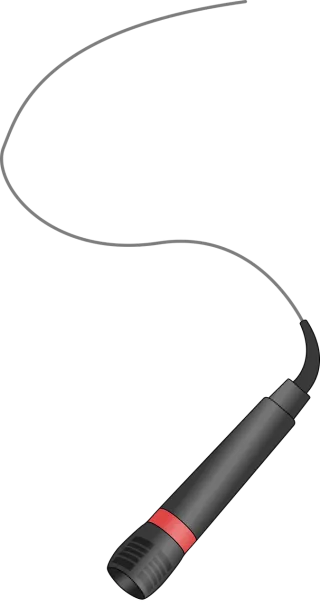 Microphone Mike Black Stickdatei