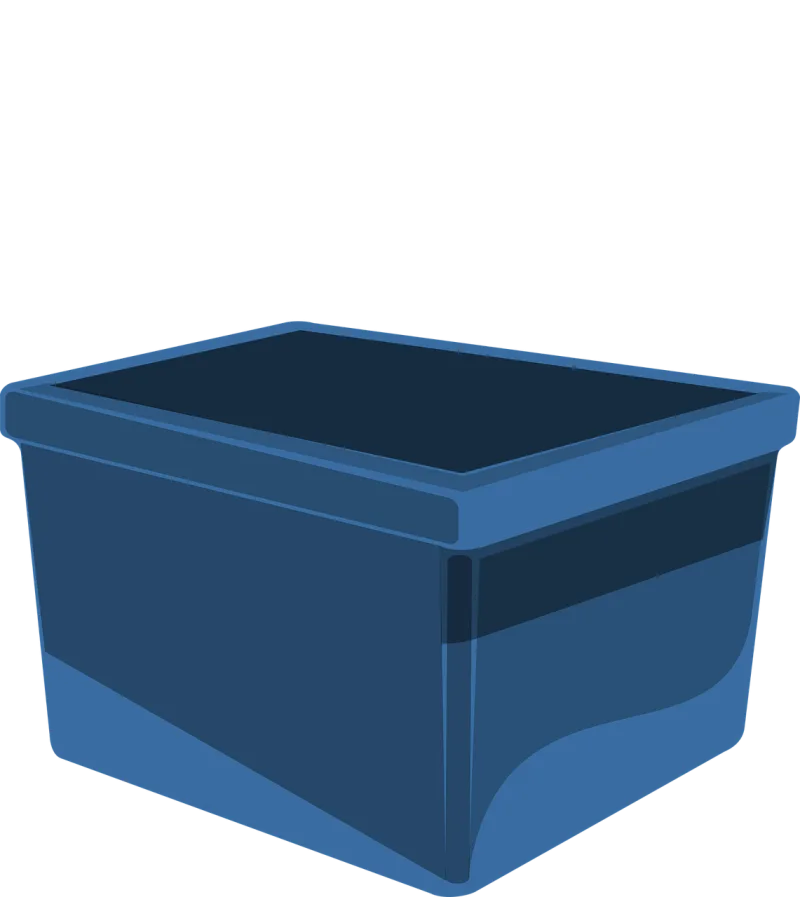 Box Blue Storage Stickdatei – Sport